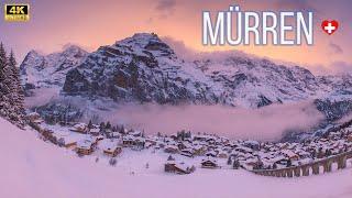 Most beautiful places Switzerland - Mürren Jungfrauregion 4K