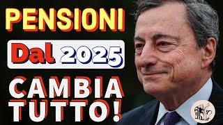  PENSIONI  DAL 2025 CAMBIERÀ TUTTO️ ADEGUAMENTO DEI REQUISITI ETÀ PENSIONABILE ️