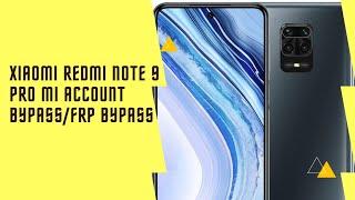 Xiaomi Redmi note 9 pro MI account bypass & FRP bypass #unlocktool