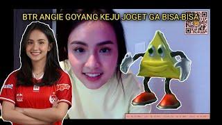 BTR ANGIE DI CHALLENGE GOYANG KEJU JOGET OLEH VIEWERS REAKSINYA BIKIN GEMESIN