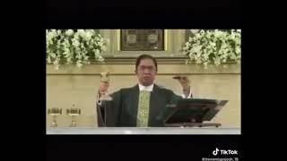 Choir singing off key while the priest stands there helplessly as seen on twitter