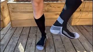 Performance Work Socks Try On