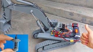 Homemade RC Excavator from PVC  Part 07 - Slip Ring