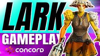 Concord LARK Hero Gameplay & Guide Buffs Debuffs Zoning and Good Survivability