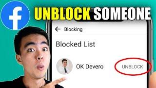 How to Unblock Someone on Facebook 2024