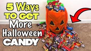 5 Ways To Get More Halloween Candy - PART 2 Must Try Trick or Treat Ideas  Nextraker