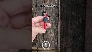 THE DEMON HANNYA  #handmade #paracordbracelet #survivalbracelet #onimask #hannya