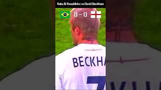 The Day Kaka Ronaldinho Met David Beckham  Brazil vs England 2007 #Part 1
