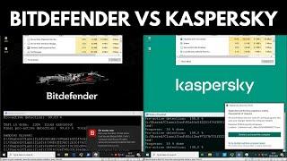 Kaspersky vs Bitdefender Free  Test vs Malware