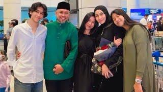 Liana Rosli  Kepulangan Kak KM Dari Umrah Disambut Ahli Keluarga