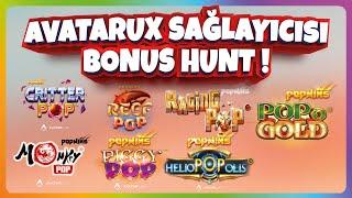 AVATARUX SAĞLAYICISI POPWINS SLOT OYUNLARI BONUS HUNT #slotoyunları #casino #slots