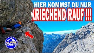 HIER KANNST DU NUR KRIECHEN   Watzmannfrau Kriechband - BRUTAL-geniale Bergtour #berchtesgaden