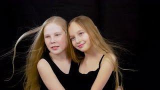 Two Young Models Posing Stock Video