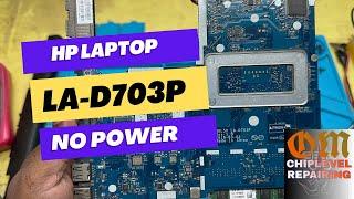 HP LAPTOP la_d703p  I No power  no charging I light glow problem solved