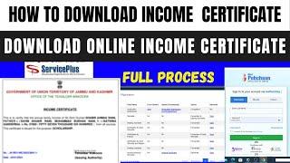 how to download income certificate online  income certificate ko kaise download karen