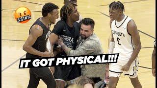 Bronny James PHYSICAL Playoff Game In Front of LeBron Sierra Canyon VS Bishop Montgomery Got WILD