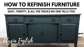 How to Refinish Furniture  Painting Furniture  Restoring Furniture
