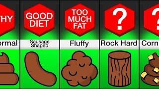 Comparison What Your Poop Says About Your Health
