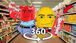 360º VR Skittles meme Spongebob 2