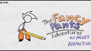 Fancy Pants Adventures All basic moves Animation