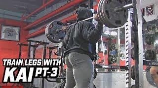 Train with Kai Part 3 Kai Greene Train Legs with Nick Trigili At PowerHouse Gym