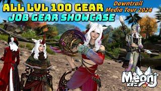 FFXIV All Level 100 Job Gear - Meonis Dawntrail Media Tour 2024 Coverage