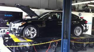 2011 Infiniti M37 on the dyno