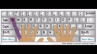 Keyboard Alphabet Fingers