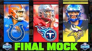 2023 NFL Mock Draft with Trades  FINAL 2023 NFL Mock Draft