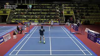 Match point - Christo Popov vs Ong Ken Yon - MS Final - Ukraine Open 2022