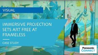 Immersive #Projection Sets Art Free at #Frameless