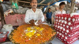Mumbais Famous Street Style Egg Bhurji  Indian Street Food