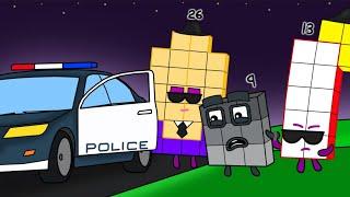 Finally the perpetrator was caught - Numberblocks fanmade coloring story