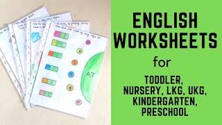 Daily Practice English Worksheets for Toddler Nursery LKG UKG Kindergarten Preschool  #1