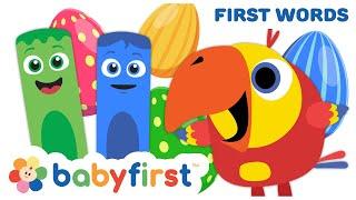 Toddler Learning Video Words w Color Crew & Larry  Learn ABC Alphabet & Animal Names  Baby FirstTV