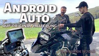 BMW 1250 GS mit Carpuride W702B ausgerüstet was sagt David dazu?