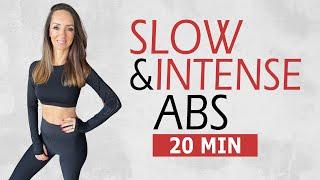 20 MIN SLOW + INTENSE ABS  Trainiere deine Bauchmuskulatur  Katja Seifried