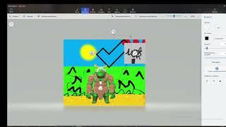 как нарисовать орка в Paint 3D