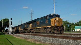 TRRS 526 CSX Q327 Chase through West Michigan