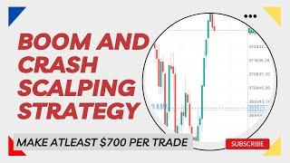 BOOM AND CRASH SCALPING STRATEGY THAT WILL MAKE YOU UP TO $700 PER ENTRY