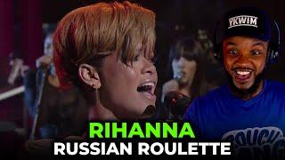  Rihanna - Russian Roulette AOL Sessions REACTION