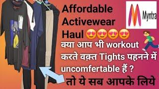 Gym Wear for Women Myntra  Activewear Haul for Ladies Myntra Sale 