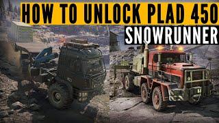 How to UNLOCK PLAD 450 in SnowRunner Season 13 Dig & Drill