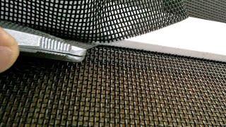 Нюансы замены москитной сетки ремонт рамки и установка ручек