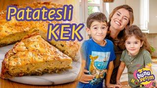 PATATESLİ KEK  Enfes Tuzlu Pasta Tarifi 