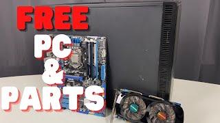 I Got a PC and PC Parts For.....FREE