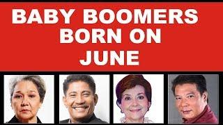 JUNE Birthdays 7 Filipino Baby Boomers  Celebrities    Born on June