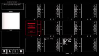 TIS-100 Image Console Tutorial Image Test Pattern 1 and 2