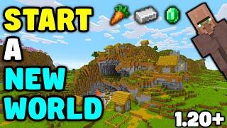 Minecraft - HOW TO START A NEW WORLD - 1.20+