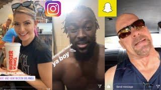 WWE SnapchatInstagram ft. Alexa Bliss Stone Cold Steve Austin Kofi Kingston Mandy Rose n MORE